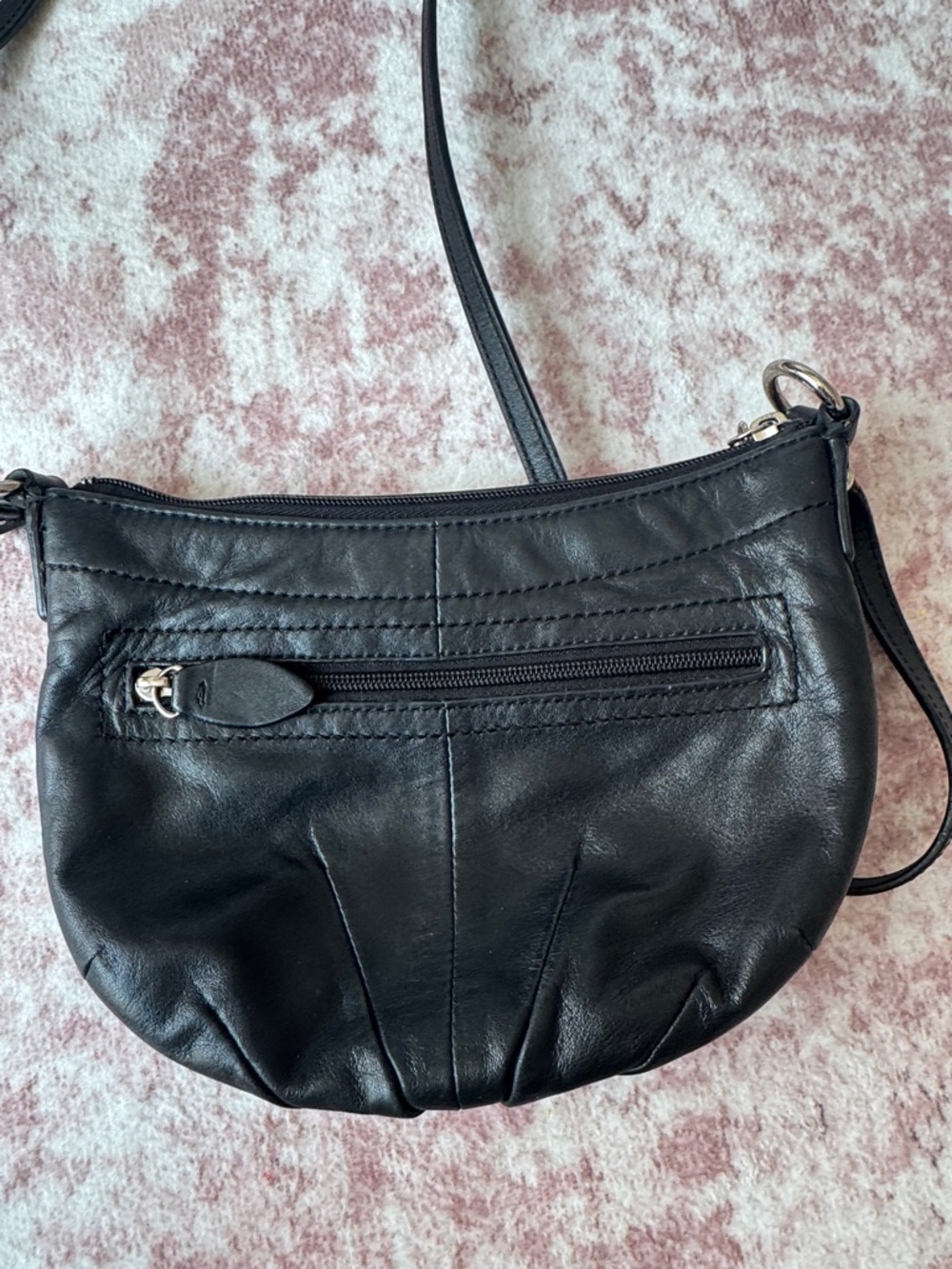 Coach Black Leather Crossbody Shoulder Bag - Picture 4 of 5